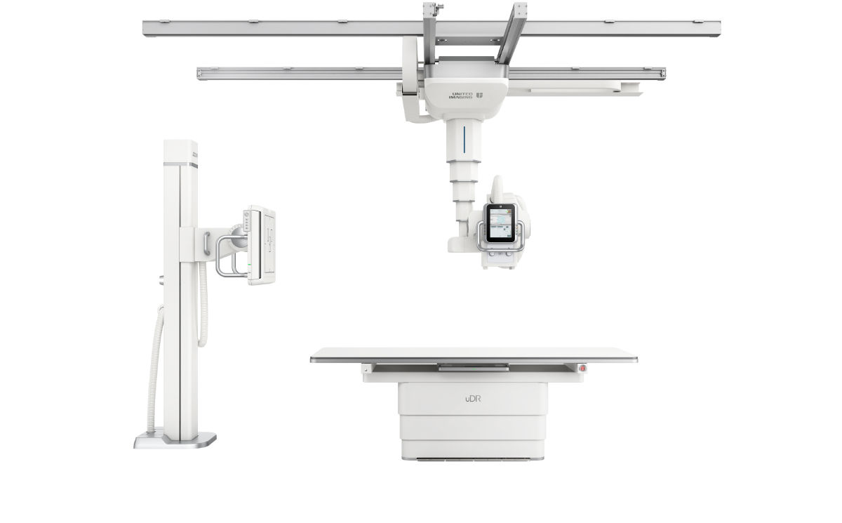 uDR Aurora ceiling-mounted X-ray suite